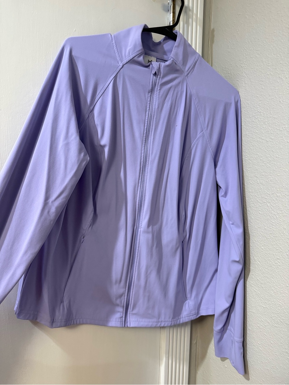 Women's Lightweight Lavender Utility Jacket - Full Zip